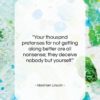 Abraham Lincoln quote: “Your thousand pretenses for not getting along…”- at QuotesQuotesQuotes.com