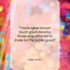Adam Smith quote: “I have never known much good done…”- at QuotesQuotesQuotes.com