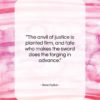Aeschylus quote: “The anvil of justice is planted firm,…”- at QuotesQuotesQuotes.com