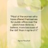Agnes Macphail quote: “Most of the women who have offered…”- at QuotesQuotesQuotes.com