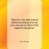 Alan Turing quote: “We can only see a short distance…”- at QuotesQuotesQuotes.com