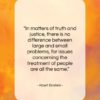 Albert Einstein quote: “In matters of truth and justice, there…”- at QuotesQuotesQuotes.com