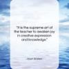 Albert Einstein quote: “It is the supreme art of the…”- at QuotesQuotesQuotes.com