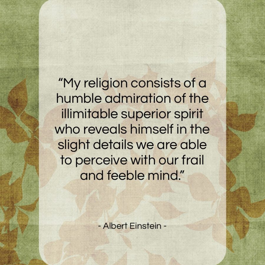 Get the whole Albert Einstein quote: 