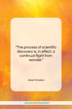Albert Einstein quote: “The process of scientific discovery is, in…”- at QuotesQuotesQuotes.com