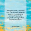 Albrecht Durer quote: “As I grew older, I realized that…”- at QuotesQuotesQuotes.com