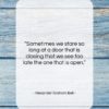 Alexander Graham Bell quote: “Sometimes we stare so long at a…”- at QuotesQuotesQuotes.com