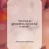 Alfred North Whitehead quote: “We think in generalities, but we live…”- at QuotesQuotesQuotes.com