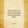 Alice Cary quote: “Women and men in the crowd meet…”- at QuotesQuotesQuotes.com