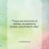 Amelia Earhart quote: “There are two kinds of stones, as…”- at QuotesQuotesQuotes.com