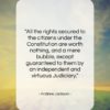 Andrew Jackson quote: “All the rights secured to the citizens…”- at QuotesQuotesQuotes.com