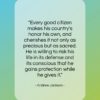 Andrew Jackson quote: “Every good citizen makes his country’s honor…”- at QuotesQuotesQuotes.com