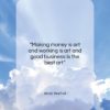 Andy Warhol quote: “Making money is art and working is…”- at QuotesQuotesQuotes.com