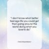 Anna Kournikova quote: “I don’t know what better teenage life…”- at QuotesQuotesQuotes.com