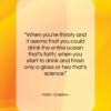 Anton Chekhov quote: “When you’re thirsty and it seems that…”- at QuotesQuotesQuotes.com