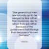 Aristotle quote: “The generality of men are naturally apt…”- at QuotesQuotesQuotes.com
