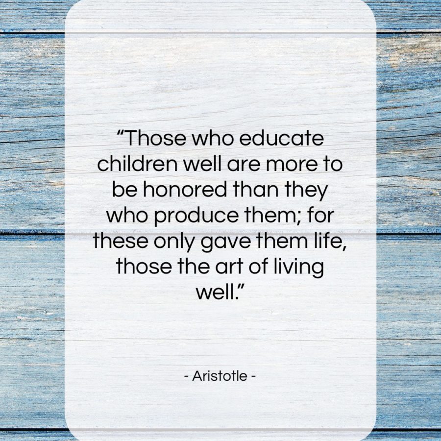 Get the whole Aristotle quote: 