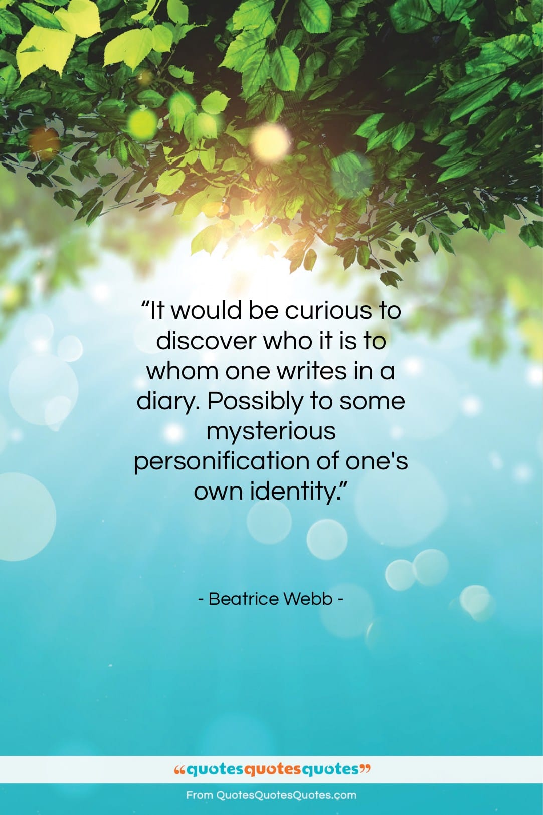 Beatrice Webb quote: “It would be curious to discover who…”- at QuotesQuotesQuotes.com