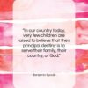 Benjamin Spock quote: “In our country today, very few children…”- at QuotesQuotesQuotes.com