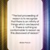 Blaise Pascal quote: “The last proceeding of reason is to…”- at QuotesQuotesQuotes.com