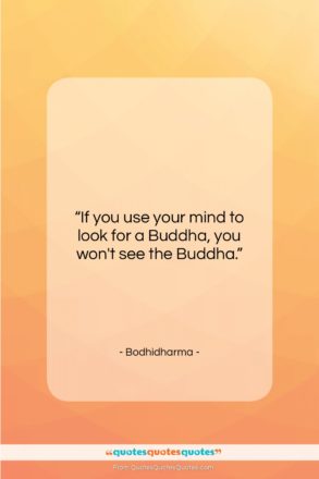 Bodhidharma quote: “If you use your mind to look…”- at QuotesQuotesQuotes.com