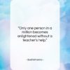 Bodhidharma quote: “Only one person in a million becomes…”- at QuotesQuotesQuotes.com