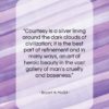 Bryant H. McGill quote: “Courtesy is a silver lining around the…”- at QuotesQuotesQuotes.com