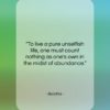 Buddha quote: “To live a pure unselfish life, one…”- at QuotesQuotesQuotes.com