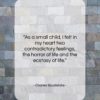 Charles Baudelaire quote: “As a small child, I felt in…”- at QuotesQuotesQuotes.com