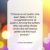 Charles Baudelaire quote: “France is not poetic; she even feels,…”- at QuotesQuotesQuotes.com