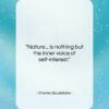 Charles Baudelaire quote: “Nature… is nothing but the inner voice…”- at QuotesQuotesQuotes.com