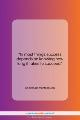 Charles de Montesquieu quote: “In most things success depends on knowing…”- at QuotesQuotesQuotes.com