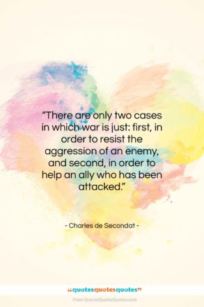 Charles de Secondat quote: “There are only two cases in which…”- at QuotesQuotesQuotes.com