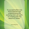 Chin-Ning Chu quote: “A successful life is one that is…”- at QuotesQuotesQuotes.com