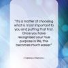 Clarence Clemons quote: “It’s a matter of choosing what is…”- at QuotesQuotesQuotes.com