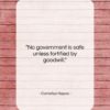 Cornelius Nepos quote: “No government is safe unless fortified by…”- at QuotesQuotesQuotes.com