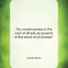 Daniel Defoe quote: “As covetousness is the root of all…”- at QuotesQuotesQuotes.com