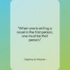 Daphne du Maurier quote: “When one is writing a novel in…”- at QuotesQuotesQuotes.com