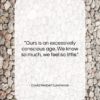 David Herbert Lawrence quote: “Ours is an excessively conscious age. We…”- at QuotesQuotesQuotes.com