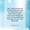 David Hockney quote: “But, I would always be thinking of…”- at QuotesQuotesQuotes.com