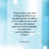 David Hume quote: “Every wise, just, and mild government, by…”- at QuotesQuotesQuotes.com