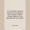 David Ogilvy quote: “In the modern world of business, it…”- at QuotesQuotesQuotes.com