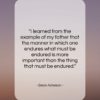 Dean Acheson quote: “I learned from the example of my…”- at QuotesQuotesQuotes.com