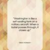 Dean Acheson quote: “Washington is like a self-sealing tank on…”- at QuotesQuotesQuotes.com