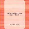 Dinah Maria Mulock quote: “An author departs, he does not die….”- at QuotesQuotesQuotes.com