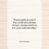 Don Marquis quote: “Punctuality is one of the cardinal business…”- at QuotesQuotesQuotes.com