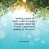 Don Marquis quote: “Writing a book of poetry is like…”- at QuotesQuotesQuotes.com