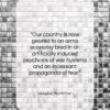 Douglas MacArthur quote: “Our country is now geared to an…”- at QuotesQuotesQuotes.com