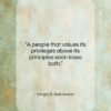 Dwight D. Eisenhower quote: “A people that values its privileges above…”- at QuotesQuotesQuotes.com