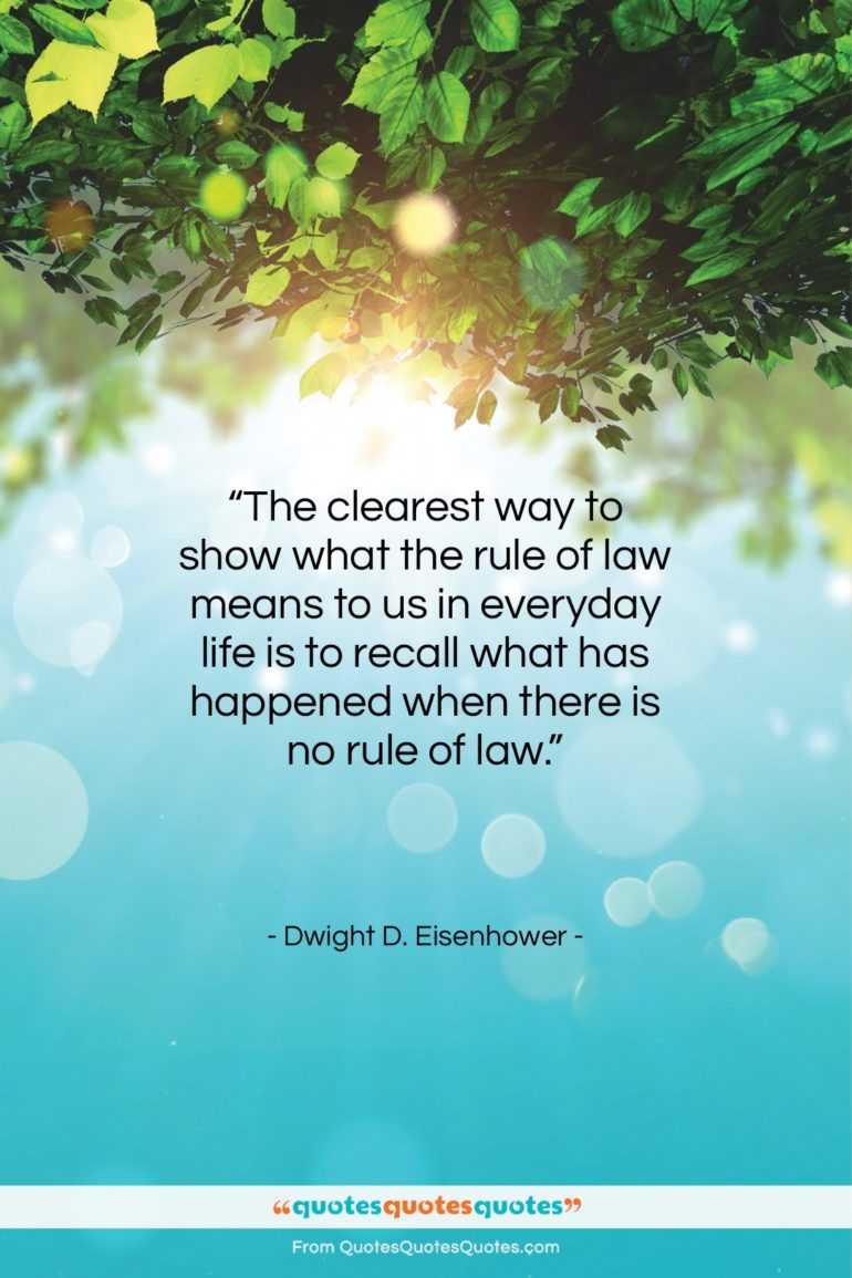 Dwight D. Eisenhower quote: “The clearest way to show what the…”- at QuotesQuotesQuotes.com